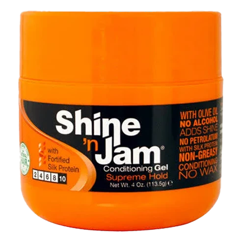 AMPRO Shine 'n Jam Konditioniergel mit extremem Halt (4 oz)