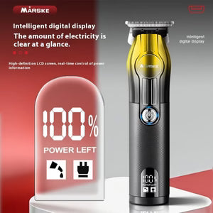 MARSKE Professional Wireless Clipper and Trimmer Kit-Gold