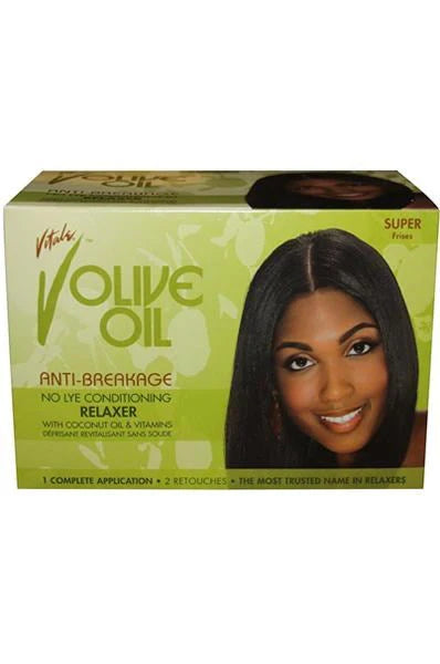 Kit défrisant sans soude Vitale à l'huile d'olive 1 application