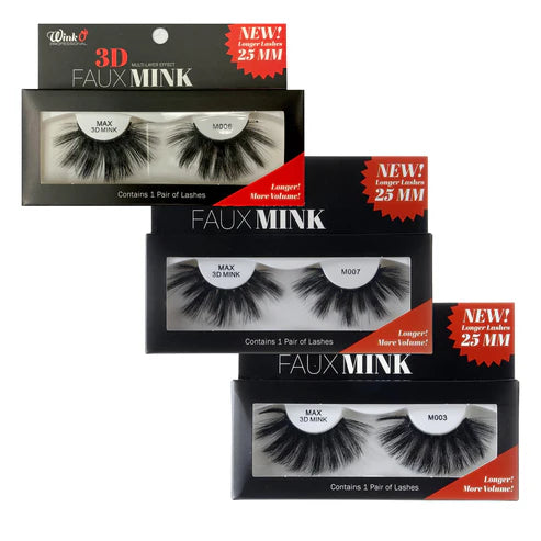 WINK O 25mm 3D Faux Mink Eyelash - M007