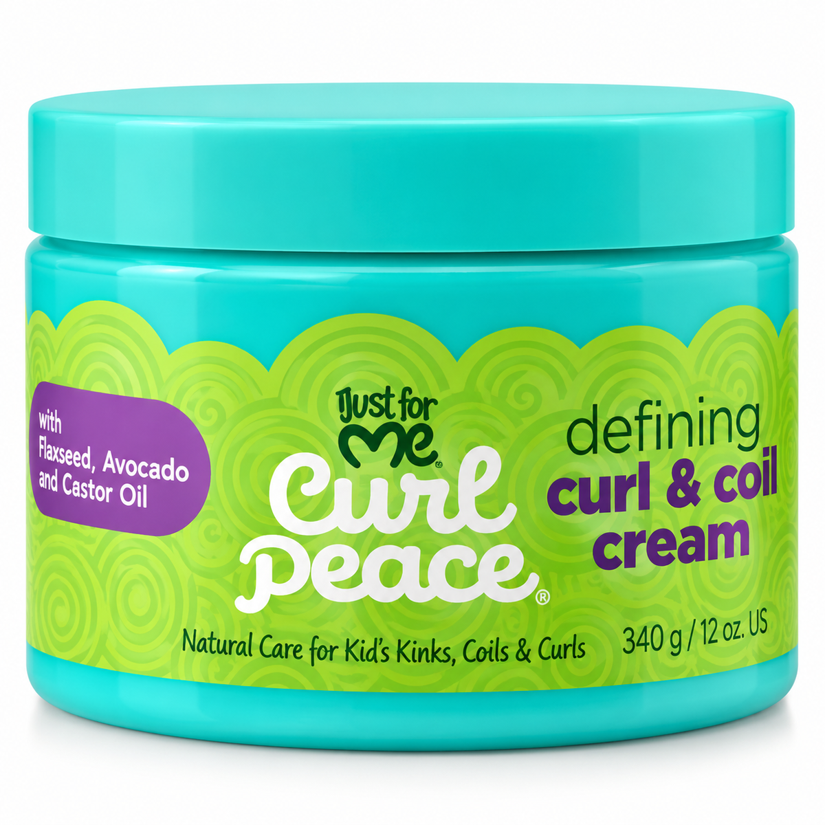 Crème Définissante Boucles & Spire Just For Me Curl Peace – 340 g (12 oz)
