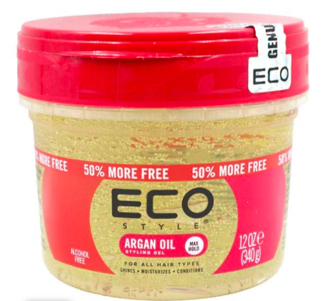 Eco Style Moroccan Argan Oil Styling Gel – 12 oz