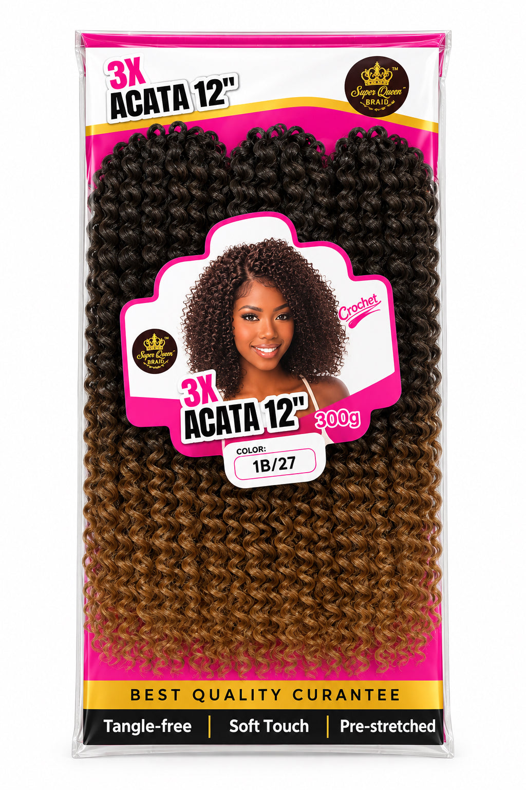 Acata 3X 12” Häkelzopf
