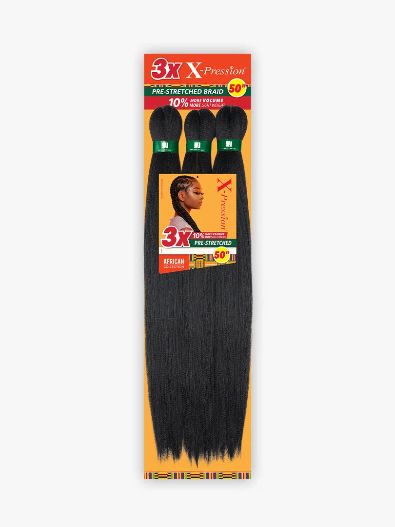 Sensationnel 3X X-Pression Pre-Stretched Braid 50"