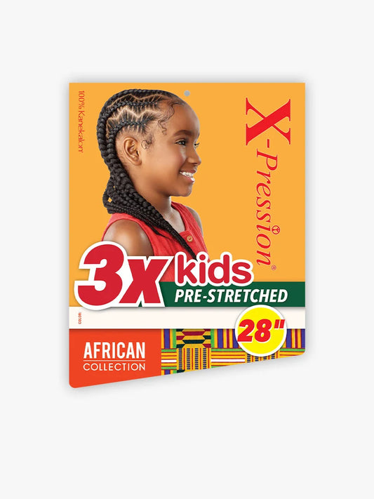 Sensationnel 3X X-Pression Pre-Stretched Braid 28" Kids