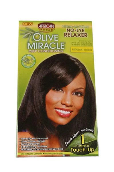 AFRICAN PRIDE Olive Miracle Défrisant 1 application [Super]