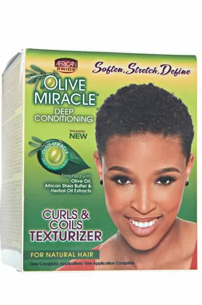 AFRICAN PRIDE Olive Miracle Kit de défrisage