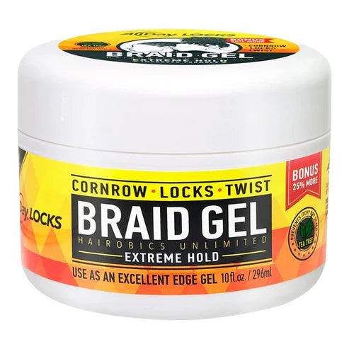 ALLDAY LOCKS Braid Gel [Extreme Hold] - 10oz