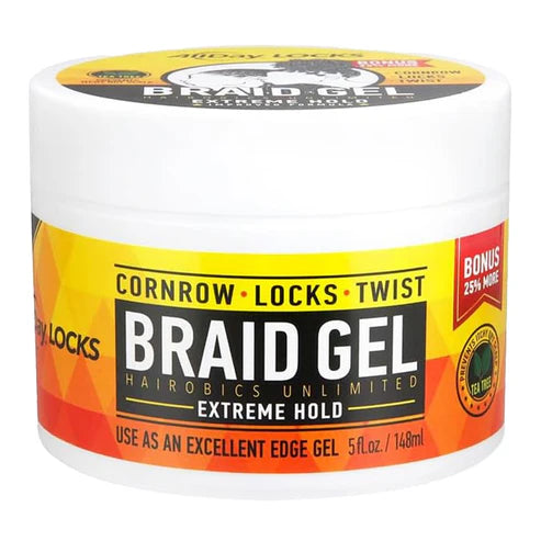 ALLDAY LOCKS Braid Gel [Extreme Hold] - 5oz