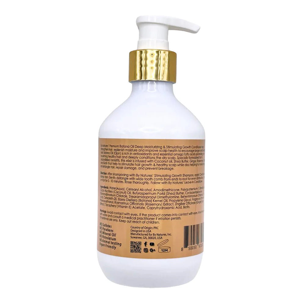 BY NATURES Batana Oil Moisture & Stimulating Growth Conditioner 12oz