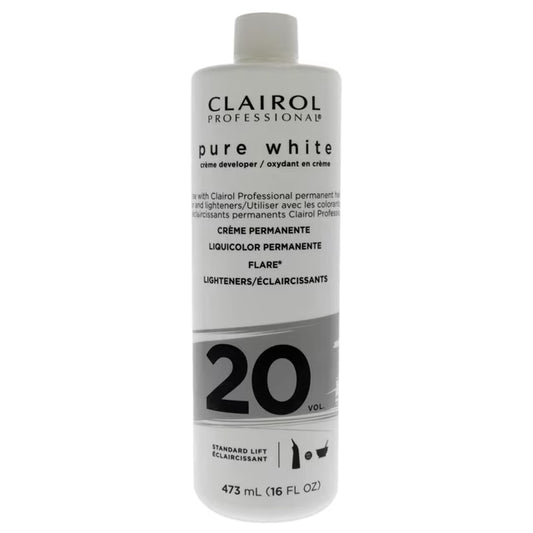 CLAIROL Pure White Creme Developer (16oz) - Vol.20