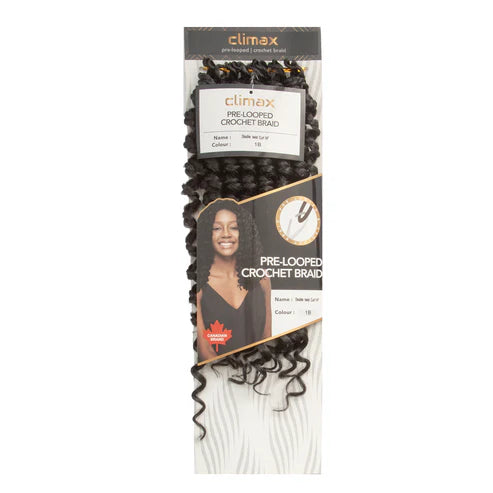 CLIMAX Pre-Looped Crochet Braid - Double Twist Curl 14" #4