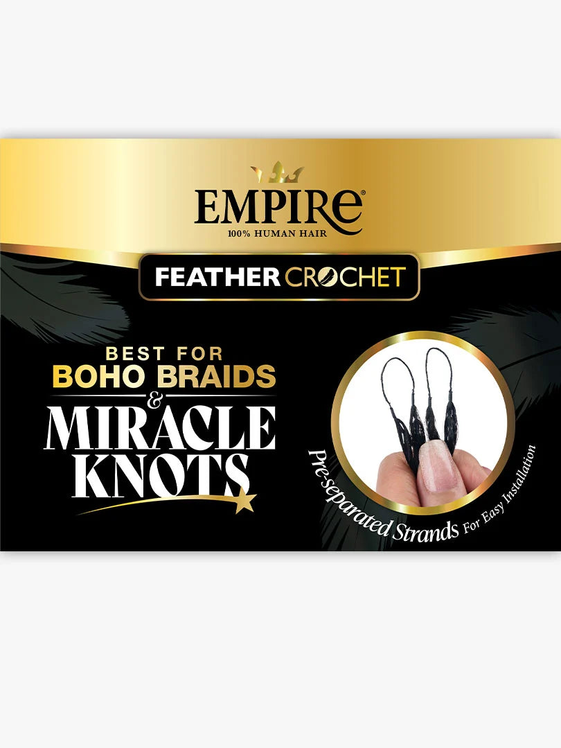 Sensationnel HH Feather Crochet Loose Crimp 14" Empire