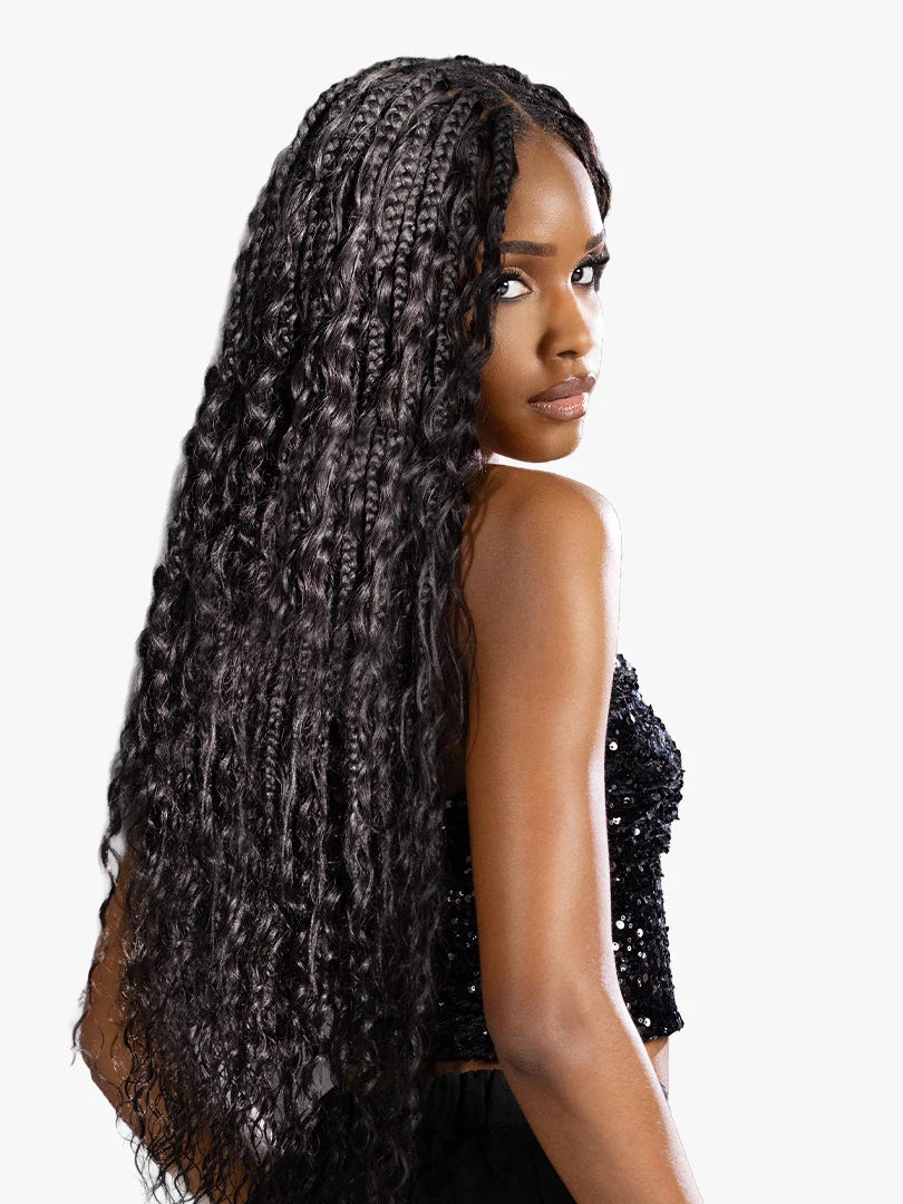 Sensationnel HH Feather Crochet Loose Crimp 14" Empire