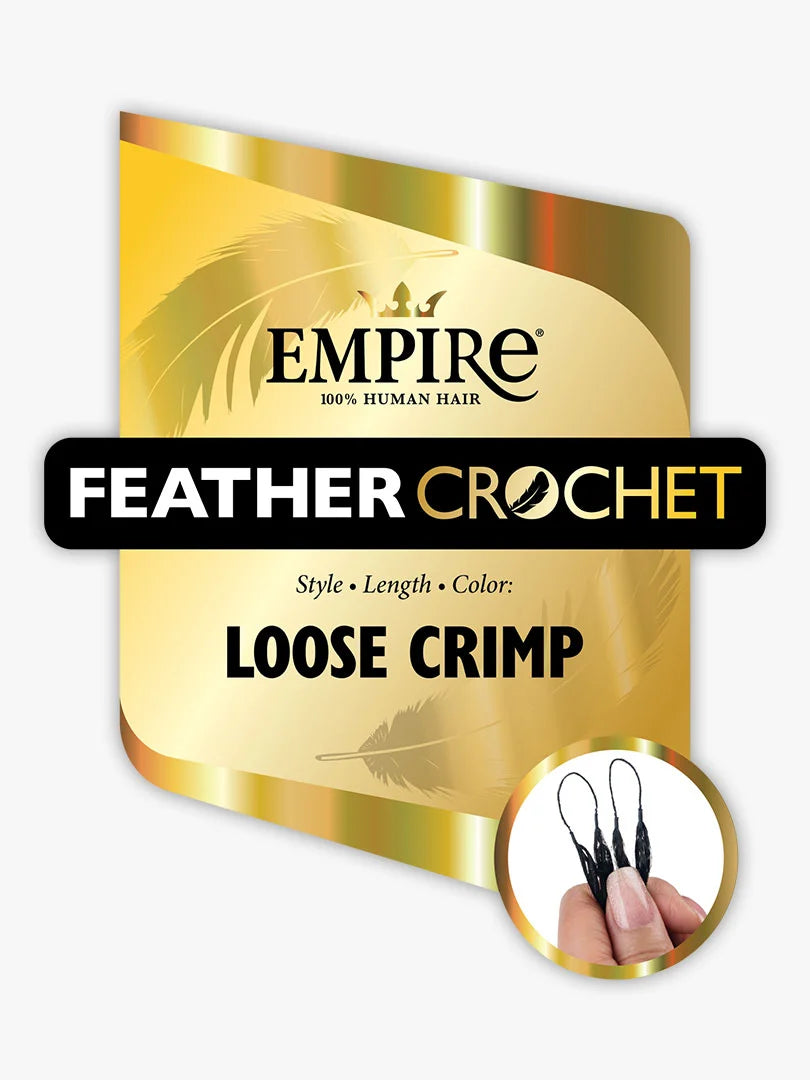 Sensationnel HH Feather Crochet Loose Crimp 14" Empire