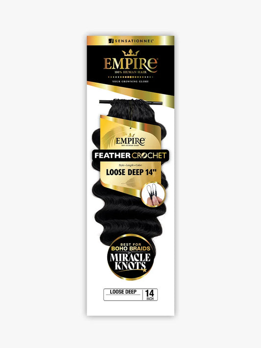 Sensationnel HH Feather Crochet Loose Deep 14" Empire