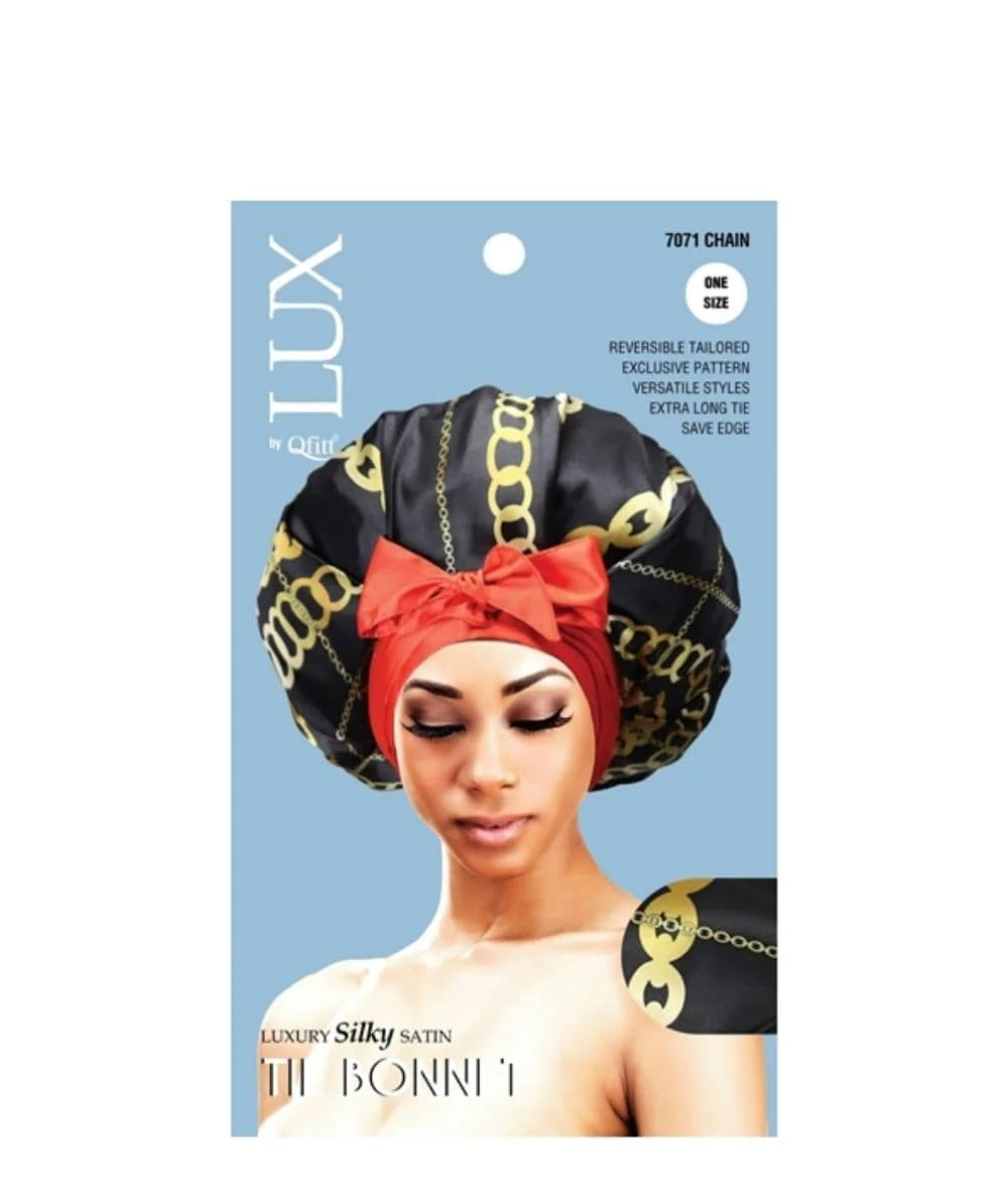 LUX Silky Tie Bonnet - Leo (6 pcs)