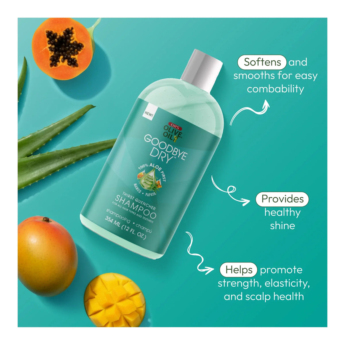Shampooing Huile d'Olive ORS Goodbye Dry Thirst Quencher (355 ml)
