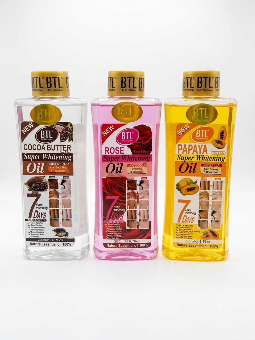 BTL Super Whitening Body Repair Oil 200ml