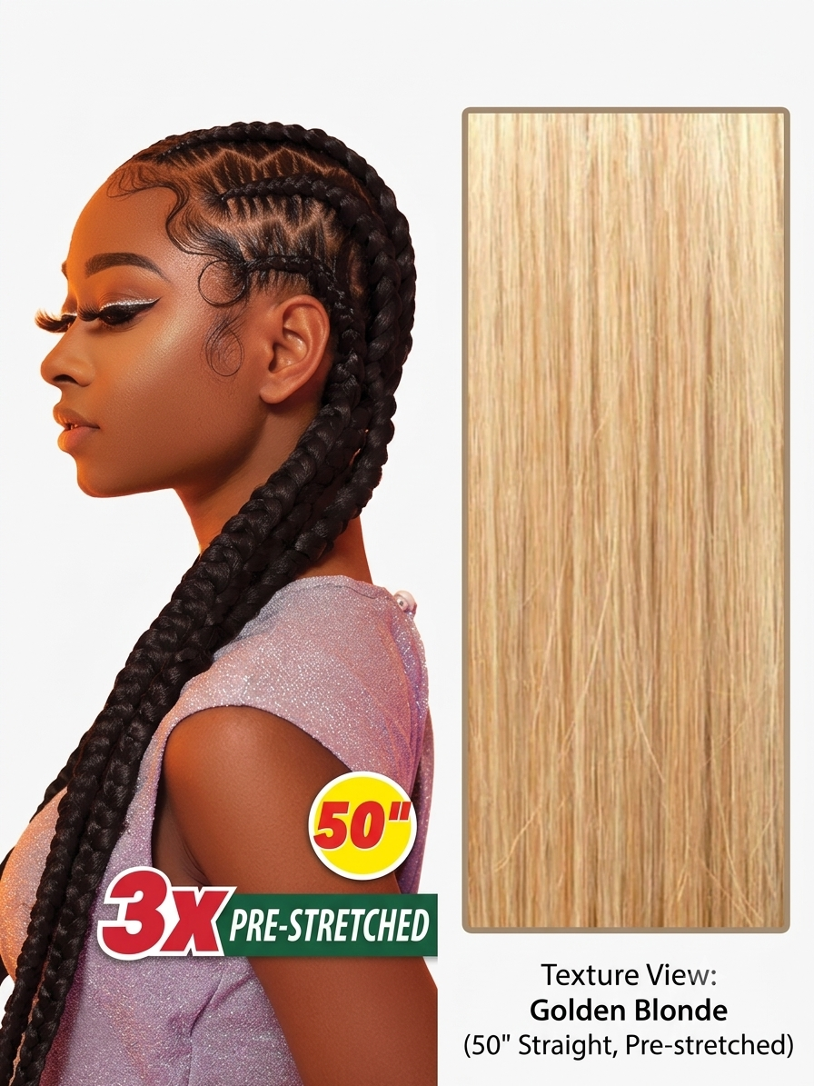Sensationnel 3X X-Pression Pre-Stretched Braid 50"