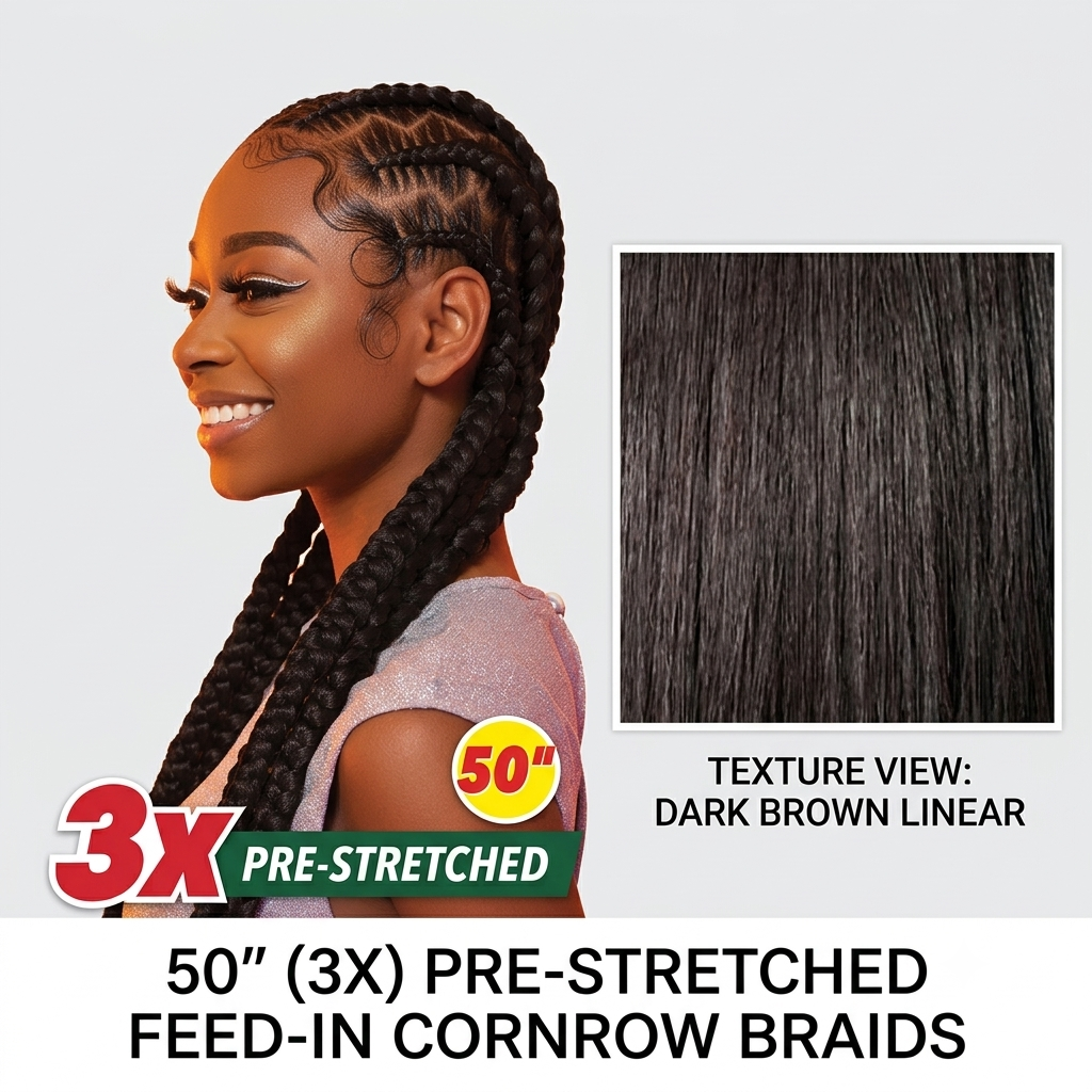 Sensationnel 3X X-Pression Pre-Stretched Braid 50"
