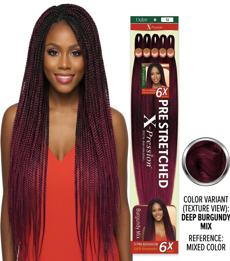 Outre Expression Pre-Stretched Braiding Hair 6X 52"