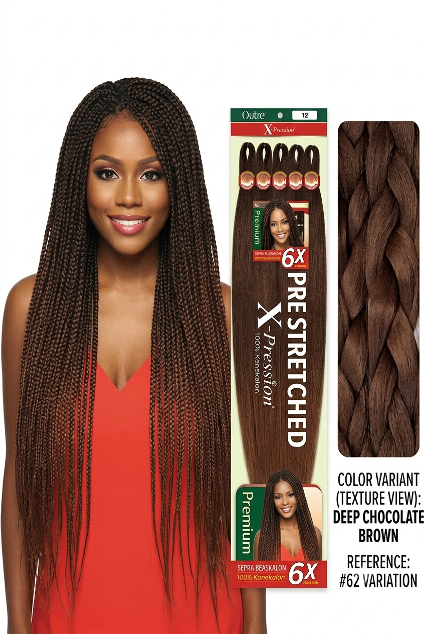 Outre Expression Pre-Stretched Braiding Hair 6X 52"