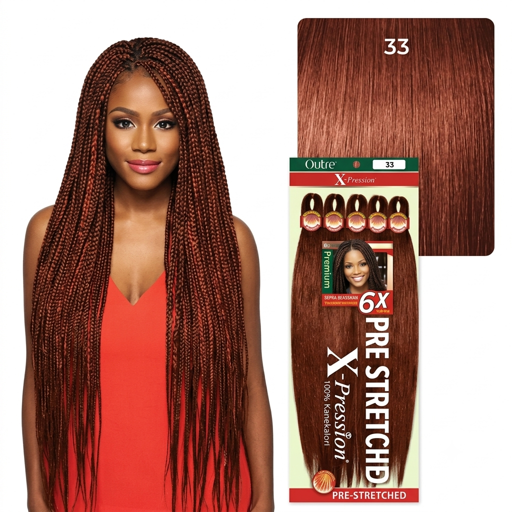 Outre Expression Pre-Stretched Braiding Hair 6X 52"