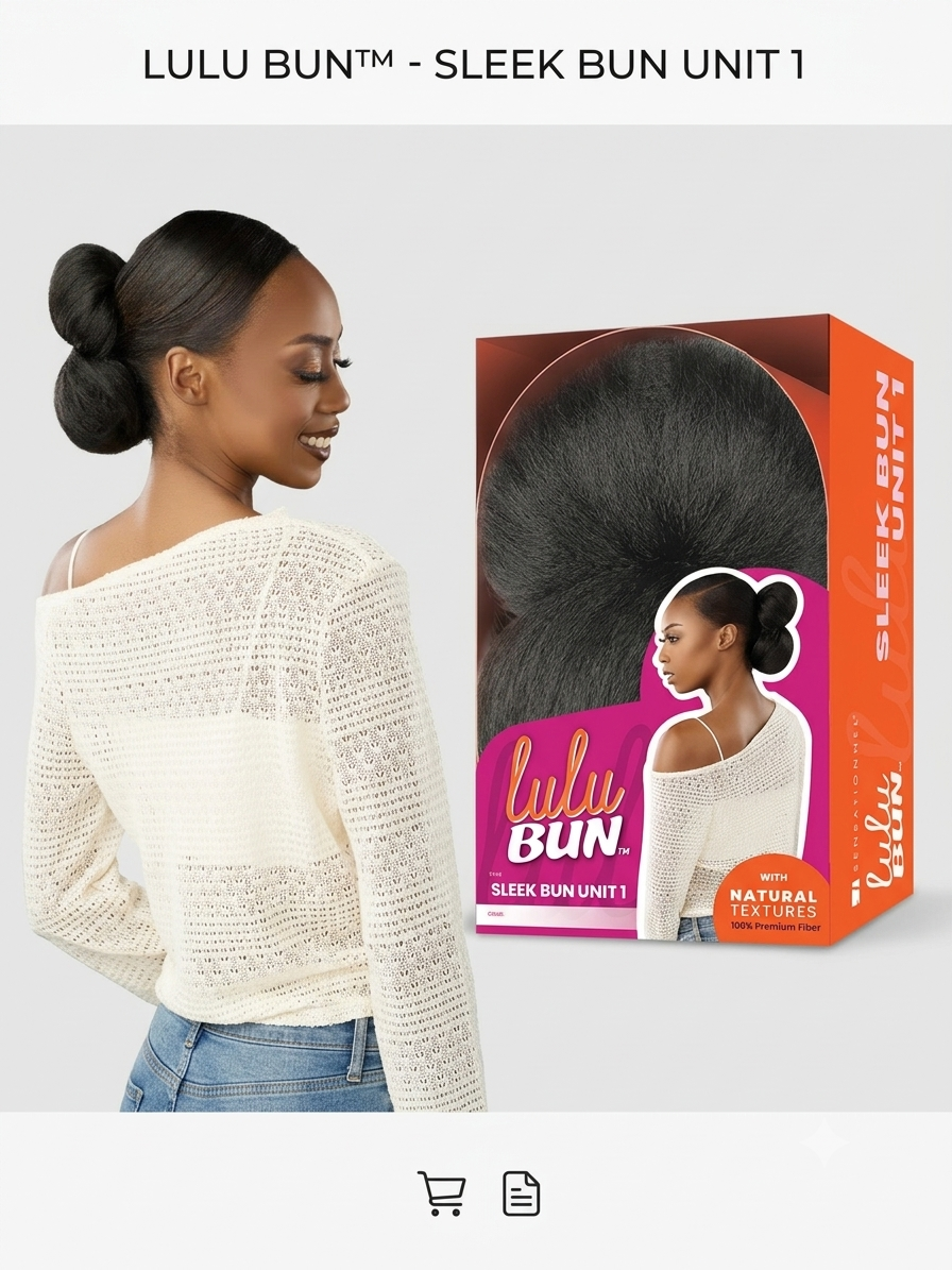 Sensationnel Lulu Bun Sleek Bun Unit 1
