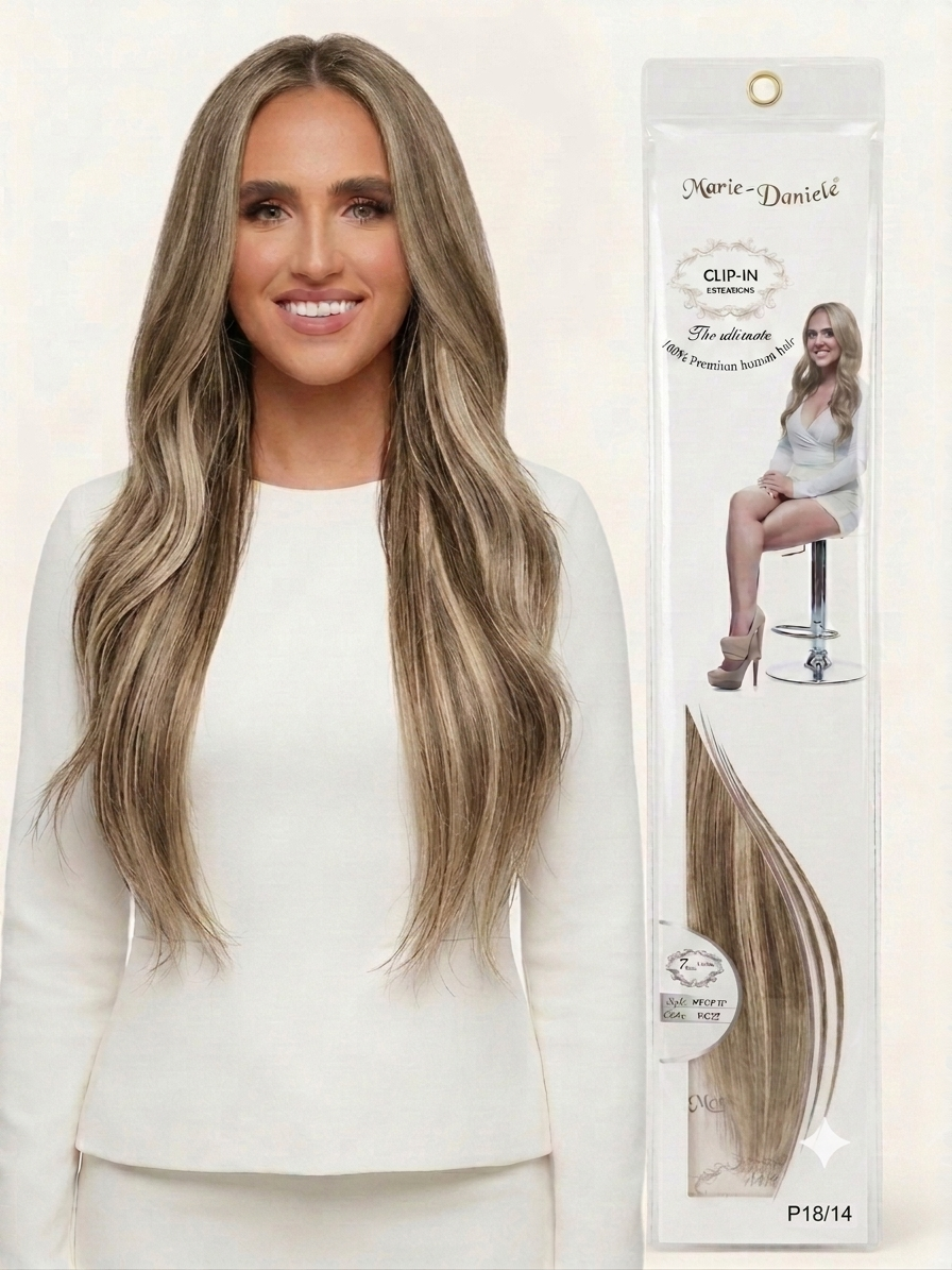 Extensions capillaires à clipser Marie-Daniele - 16 po
