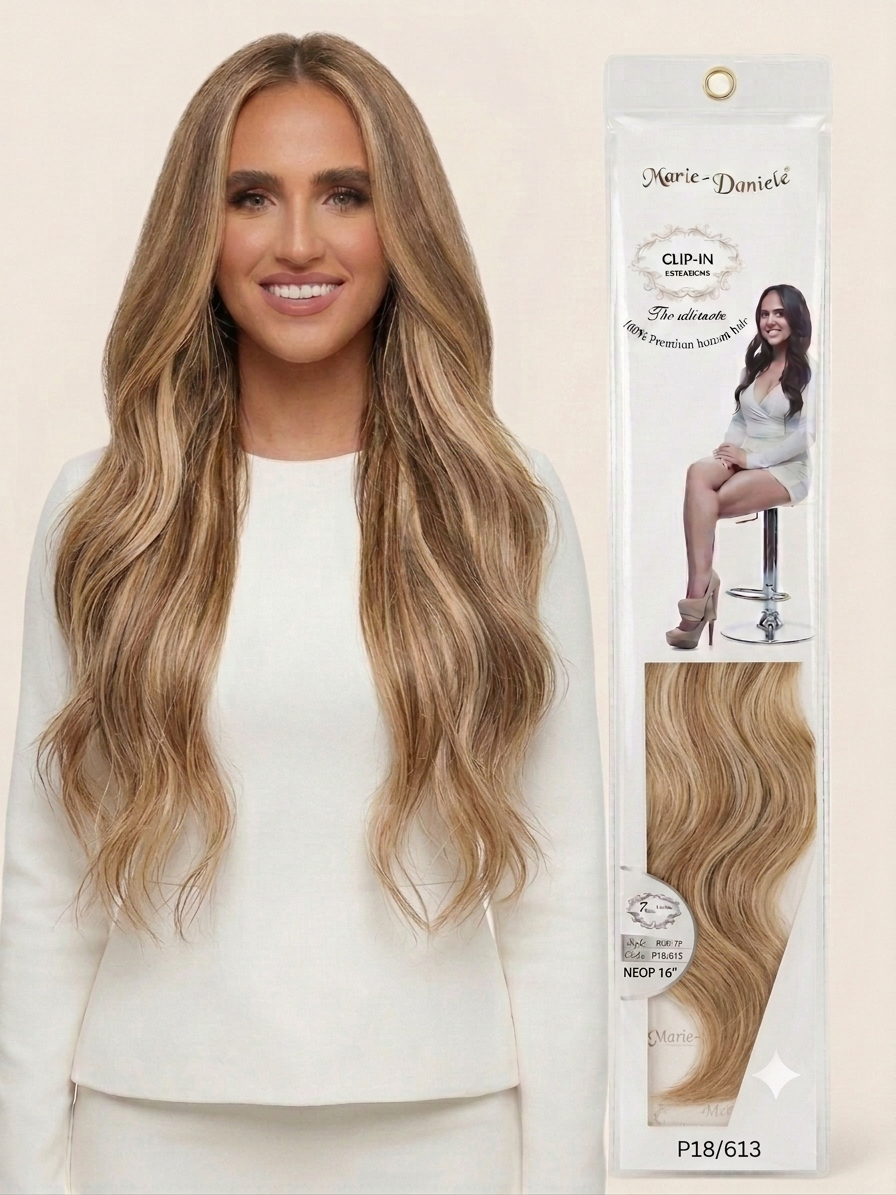 Extensions capillaires à clipser Marie-Daniele - 16 po