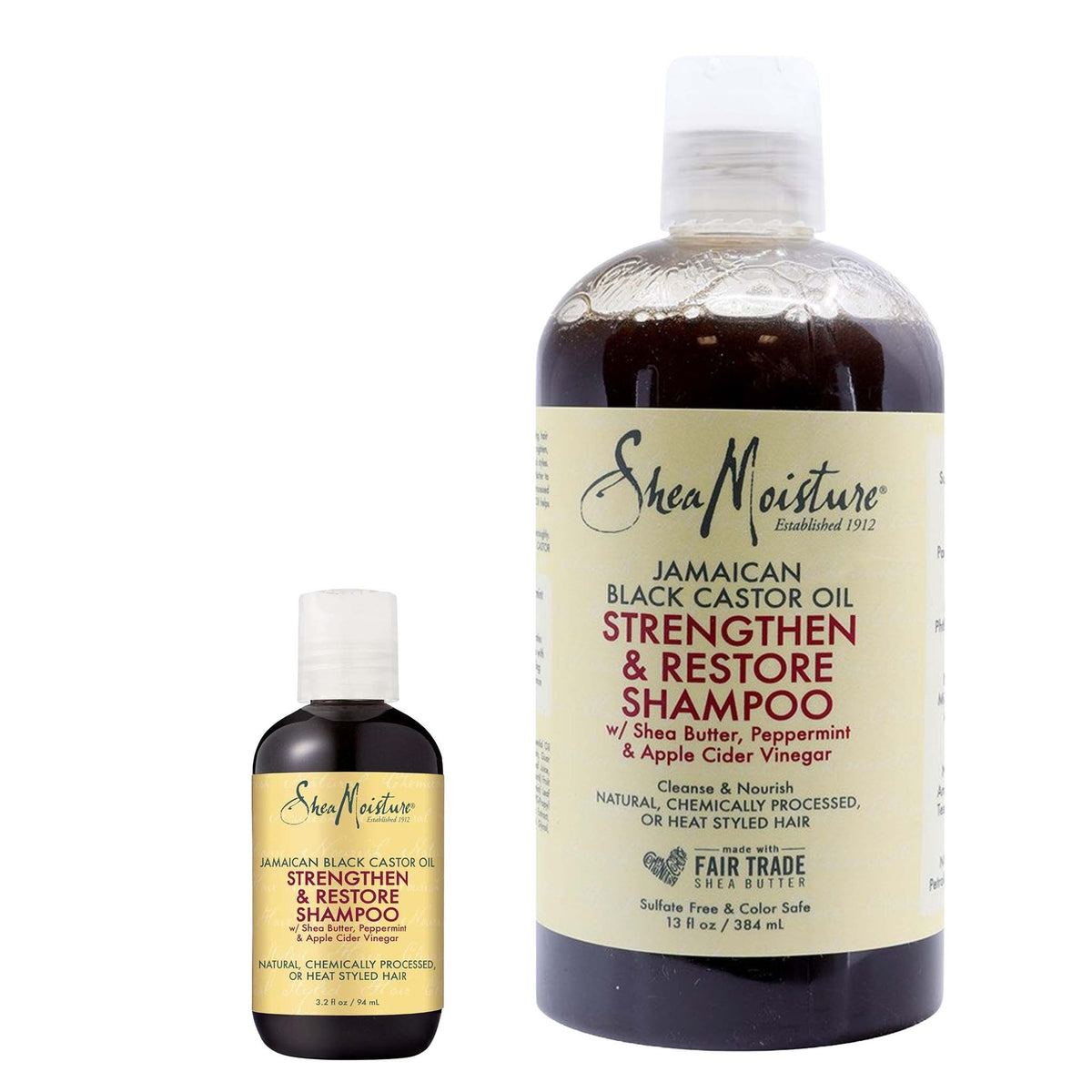 SHEA MOISTURE Jamaican Black Castor Oil Strengthen & Restore Shampoo (384 ml)