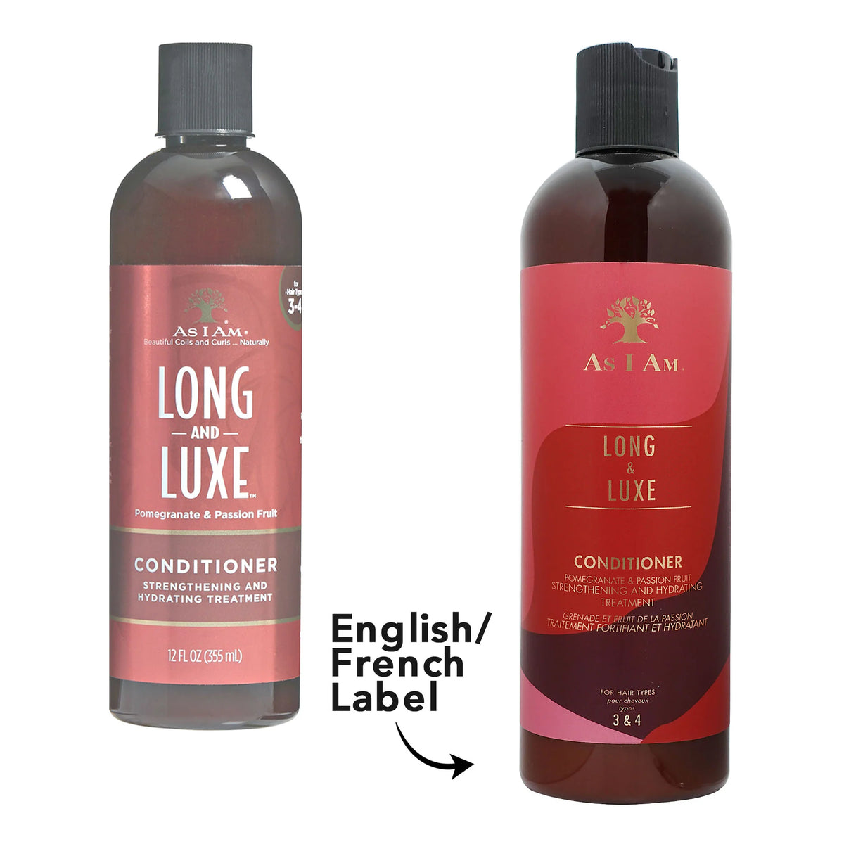 AS I AM Long and Luxe Revitalisant (355 ml) - EN/FR