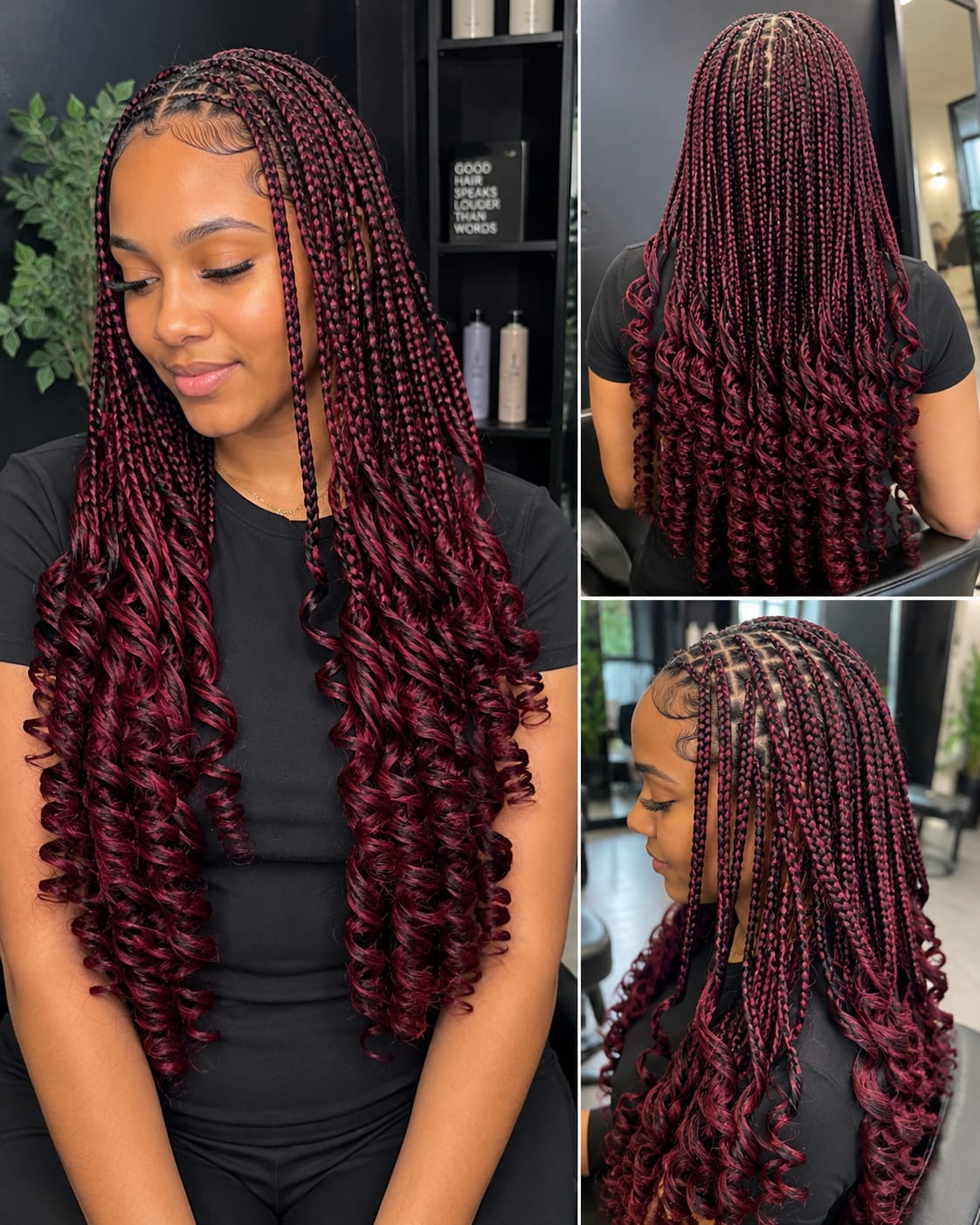 Mèches à tresses Soft Spiral French Curl 20”