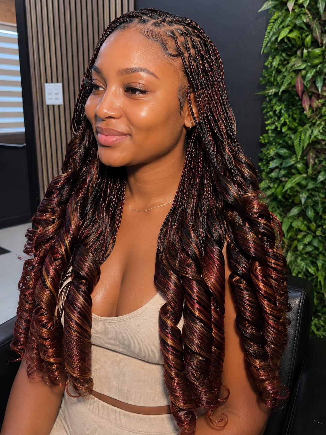 Mèches à tresses Soft Spiral French Curl 20”