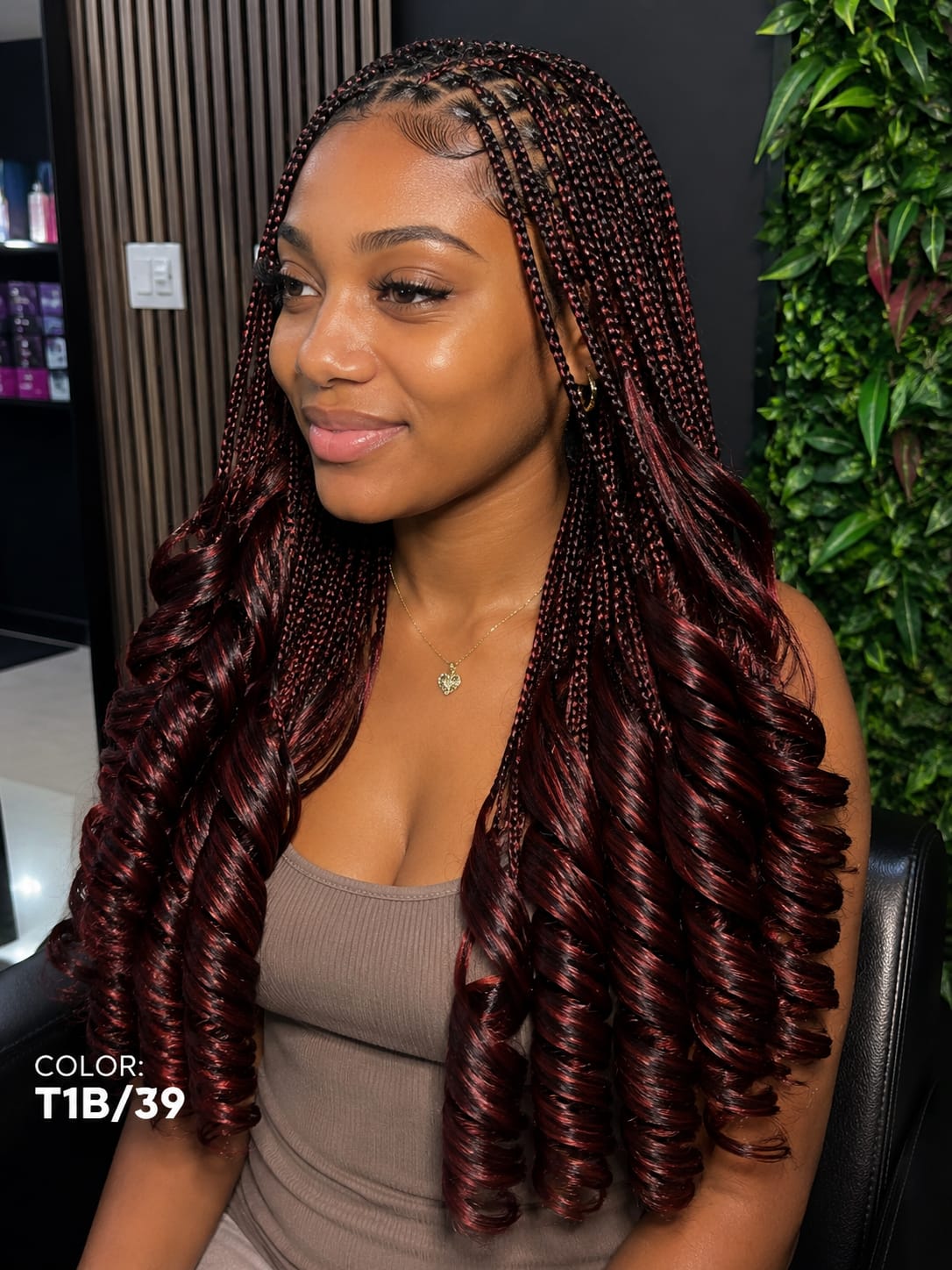 Mèches à tresses Soft Spiral French Curl 20”