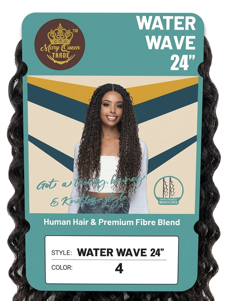 Water Wave Bulk 24" Braiding Hair