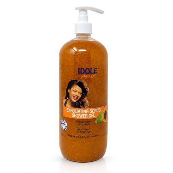 Idole Papaya Duschgel mit Peeling-Effekt (1000 ml)