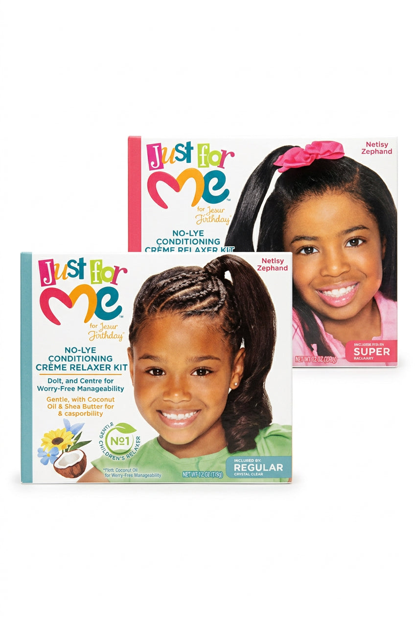 Just For Me No-Lye Conditioning Creme Relaxer Kit – Regular inside Rockland Beauty Supply 