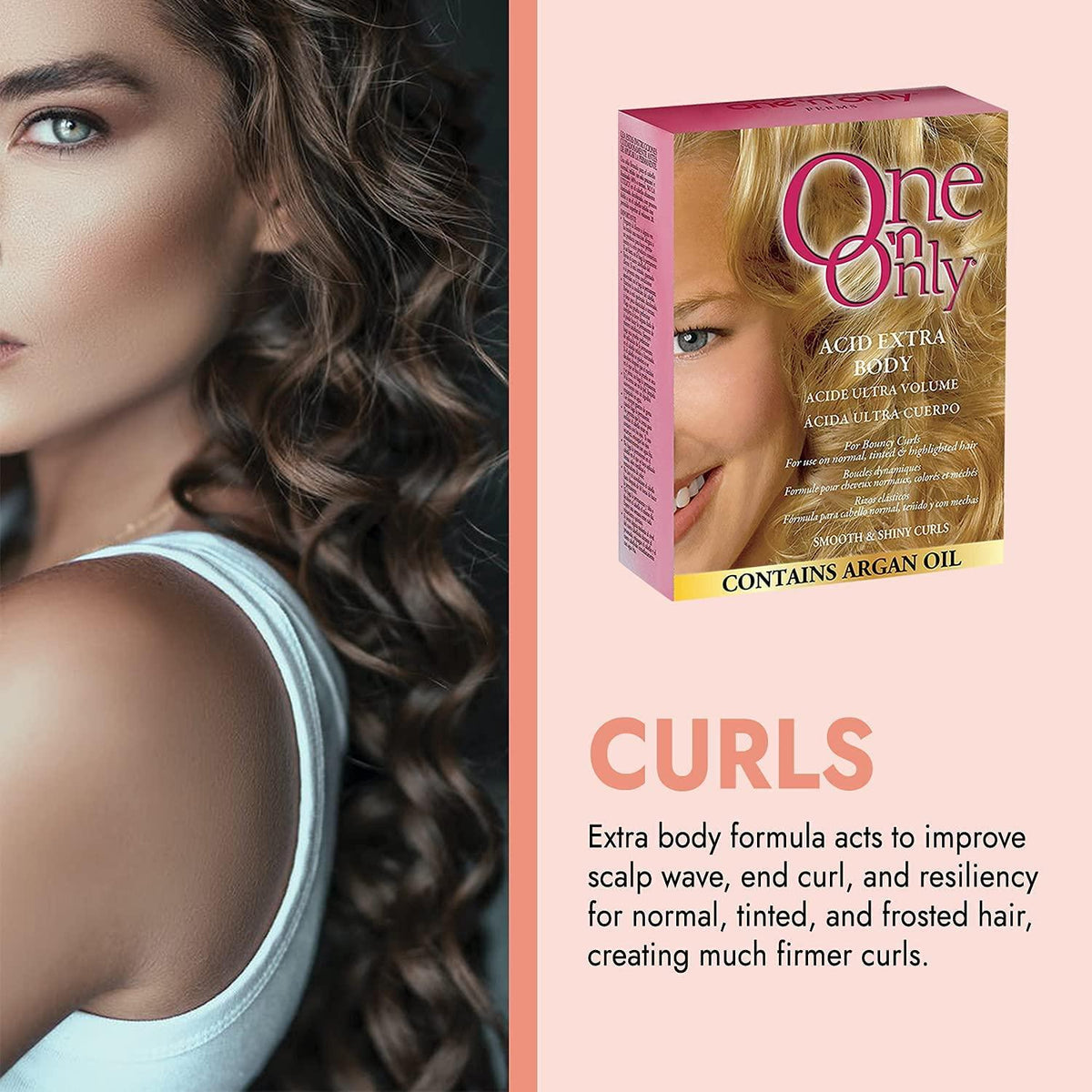 One 'n Only Acid Extra Body Perm with Argan Oil Inside Rockland Beauty Supply 
