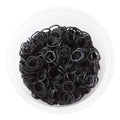 KIM & C 500pcs Large Rubber Bands (1.5inch) - Black