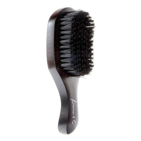 KIM & C Curved Brush Premium Boar - Soft Palm
