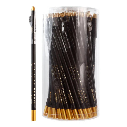 KIM & C Lip & Eyeliner Pencil with Sharpener - Dark Brown