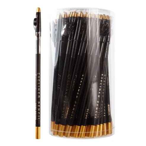 KIM & C Lip & Eyeliner Pencil with Sharpener - Dark Brown