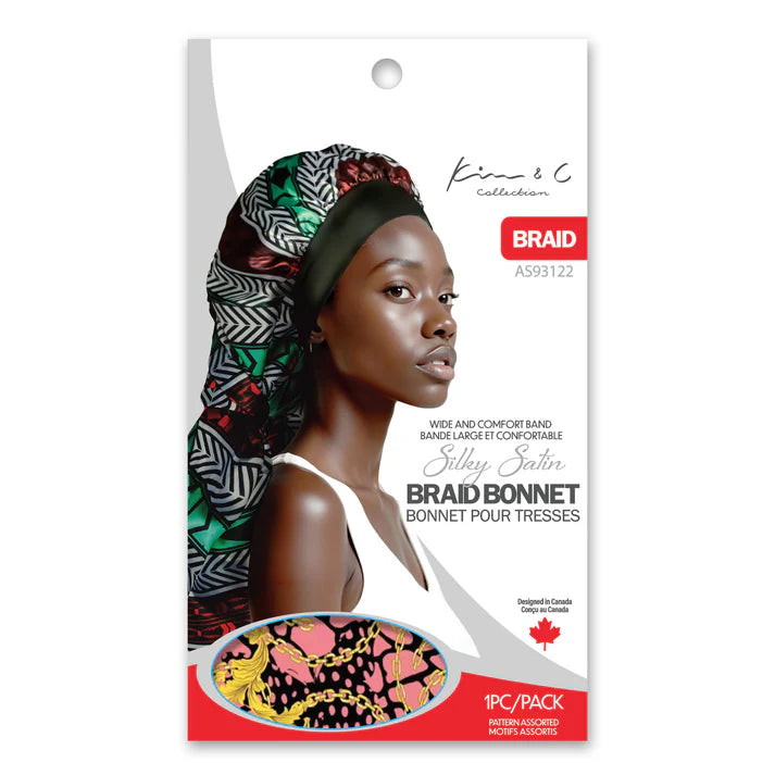 KIM & C Silky Satin Braid Bonnet