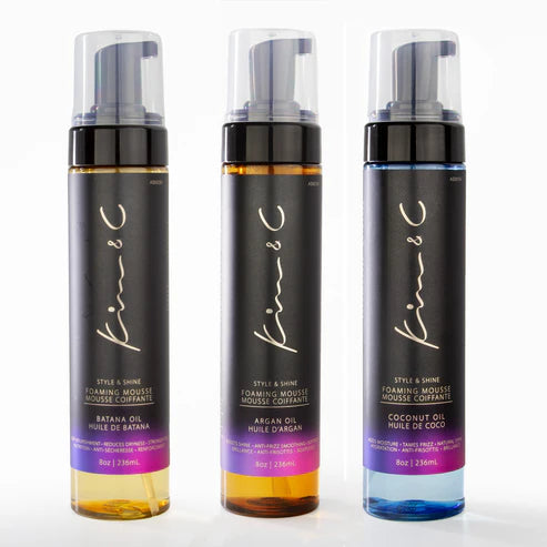 Kim & C Foaming Mousse 8oz Batana Oil