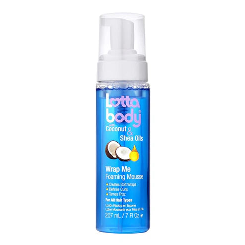 LOTTABODY COCONUT & SHEA OILS WRAP ME FOAMING MOUSSE 7oz