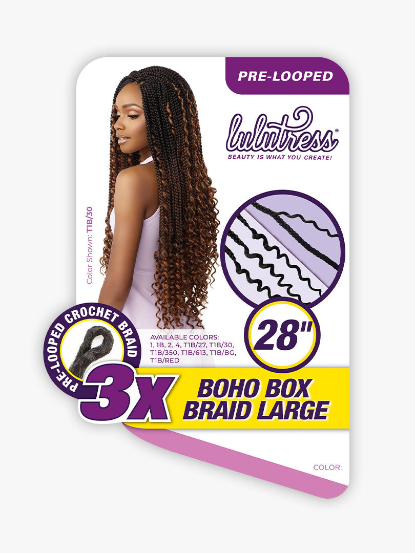 Sensationnel Lulutress 3X Boho Box Braid Large 28"