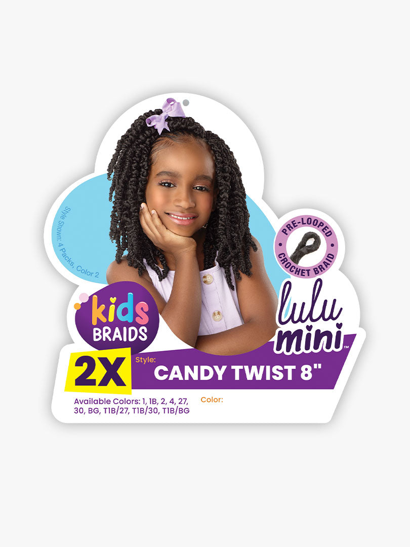 Sensationnel Pre-Looped Lulu Mini 2X Candy Twist 8"