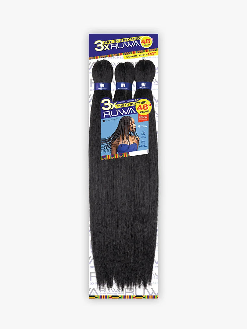 Tresse pré-étirée Ruwa X-Pression 3X 48"